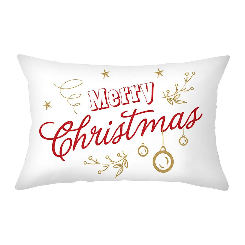 Christmas Cushion Cover 30x50 Polyester Sofa Cushions Decorative Pillo