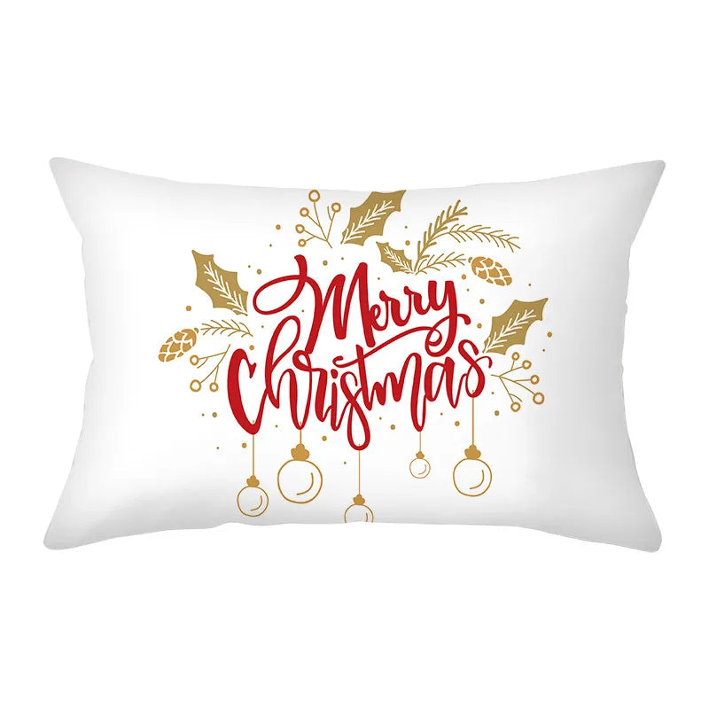 Christmas Cushion Cover 30x50 Polyester Sofa Cushions Decorative Pillo