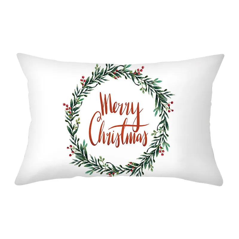 Christmas Cushion Cover 30x50 Polyester Sofa Cushions Decorative Pillo