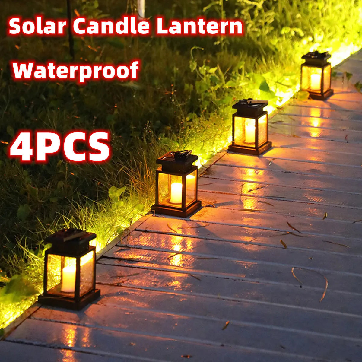 Solar Palace Lantern Garden Lamp Christmas Decor