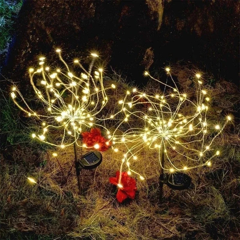 Solar Firework Lights Decoration Solar Garden Fairy Lights