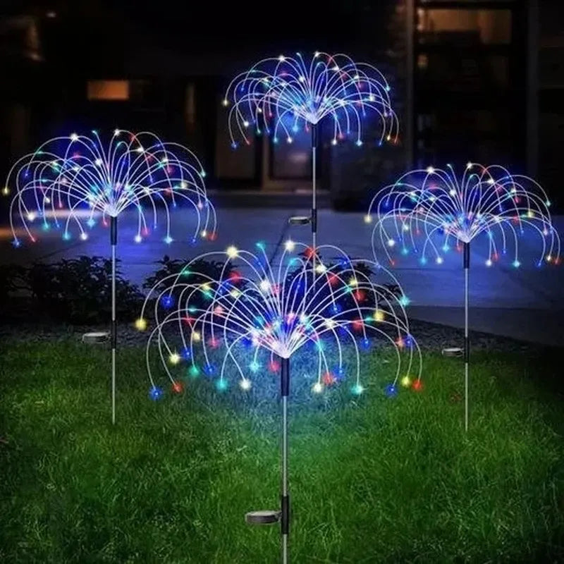 Solar Firework Lights Decoration Solar Garden Fairy Lights