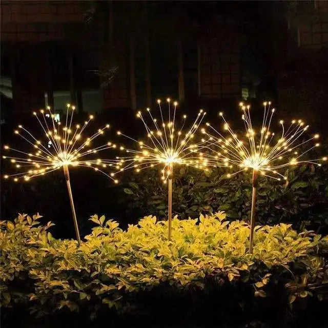 Solar Firework Lights Decoration Solar Garden Fairy Lights