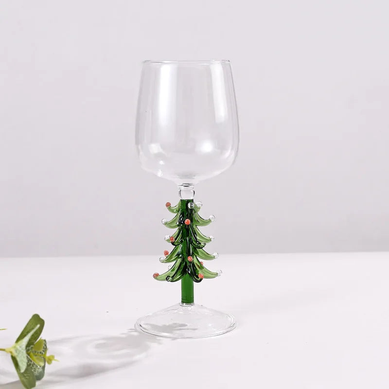 Christmas Wine Glasses Glass Cocktail Champagne