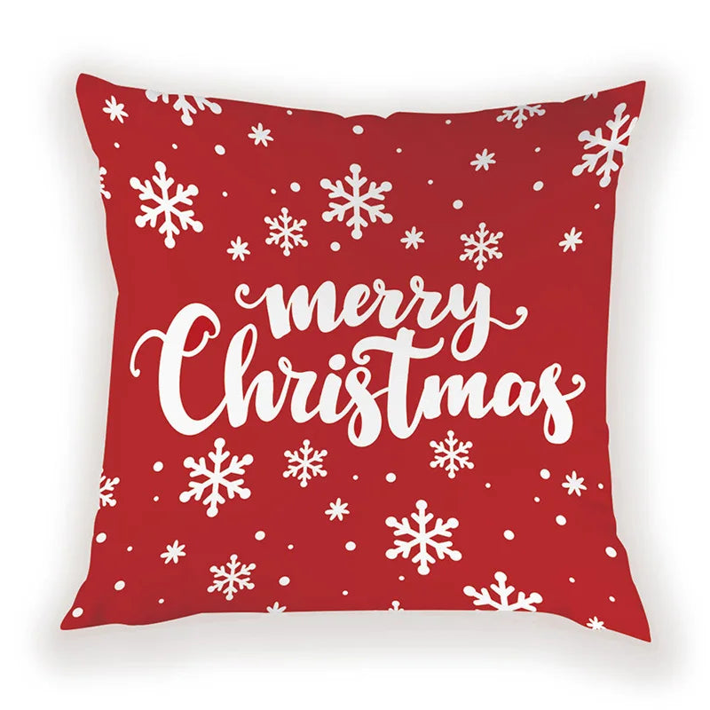 Christmas Decorations 2020 New Year Decor 45X45Cm Pillows Cover Christmas Decor for Home Santa Merry Christmas Gift Xmas Navidad