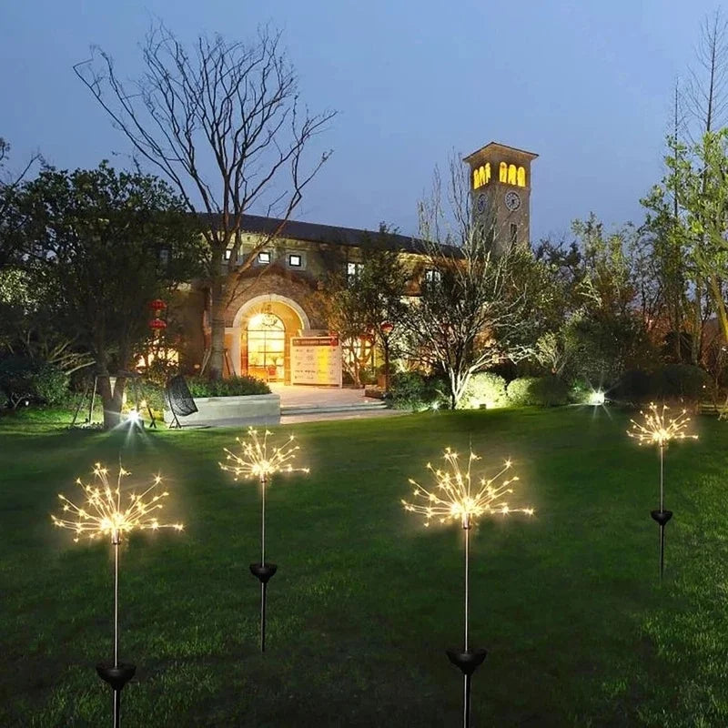 Solar Firework Lights Decoration Solar Garden Fairy Lights