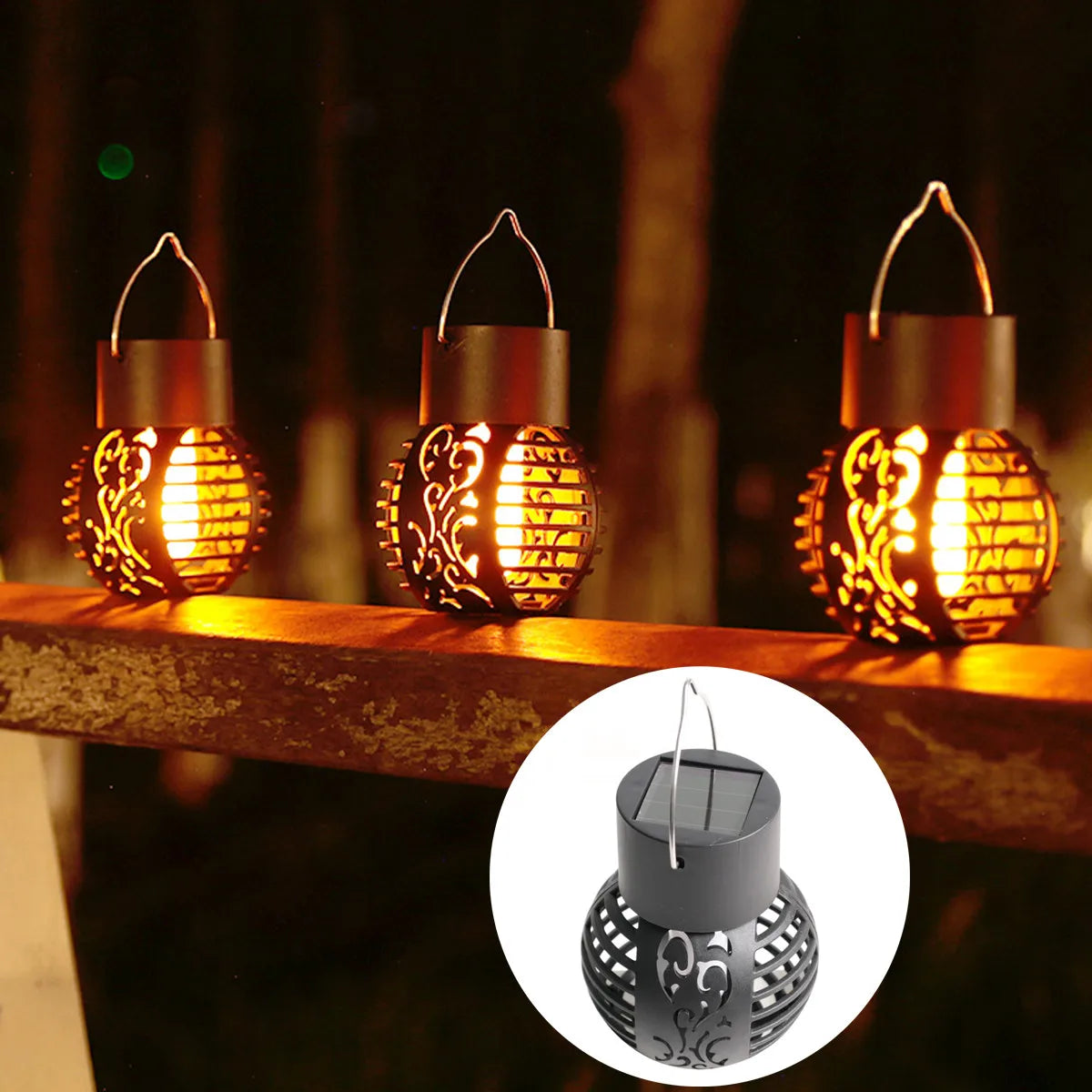 Solar Palace Lantern Garden Lamp Christmas Decor