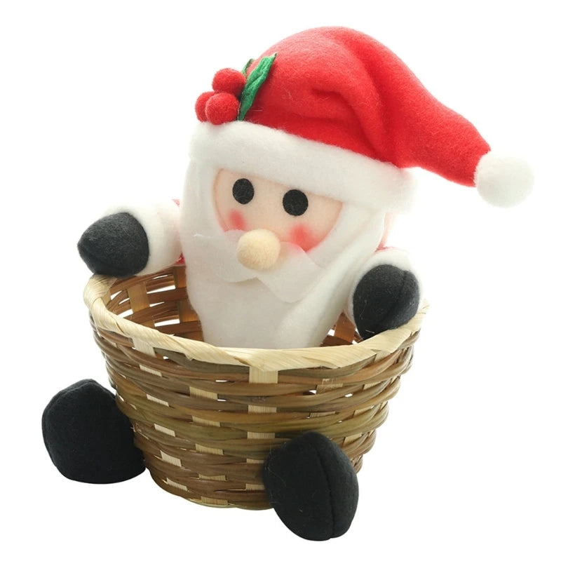 Christmas Candy Hamper Festive Present Box Candy Basket for Kids and Adults Gift