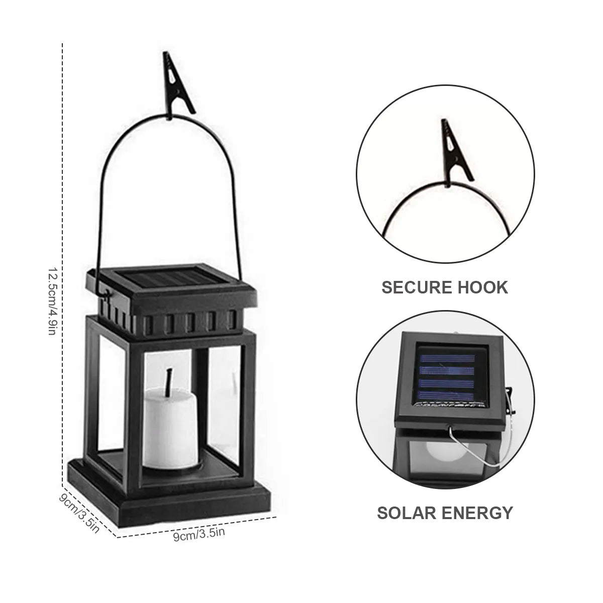 Solar Palace Lantern Garden Lamp Christmas Decor