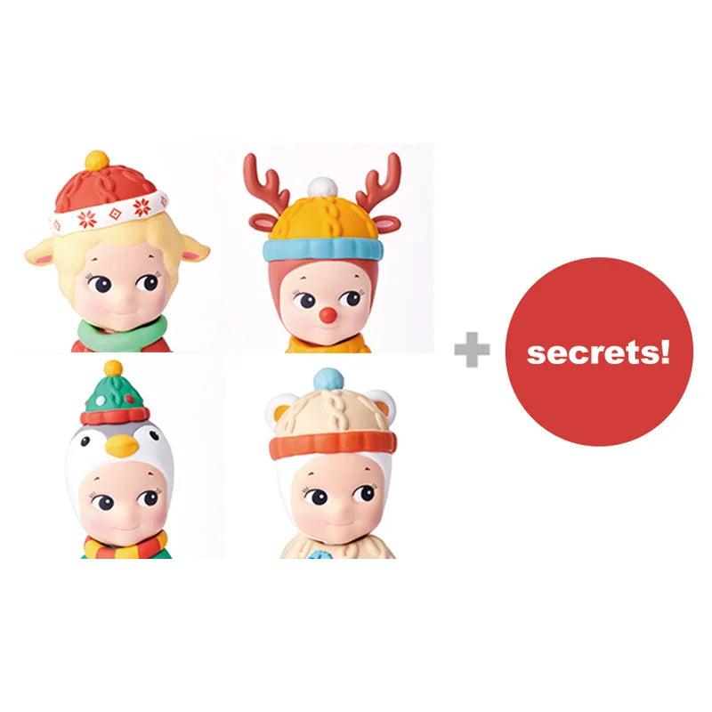 Sonny Angel Merry Christmas Series Fun Mini Figure Collection Mystery Blind Box Fashion Decoration Model Doll For Surprised Gift