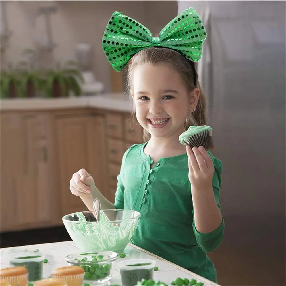 Decoration Lucky Procession Green Headband Party Supplies St Patricks Day Hair Band Clover Headwear Holiday Accessories