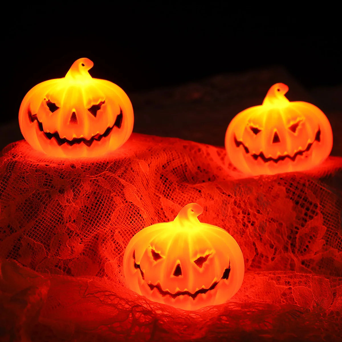 Halloween Pumpkin Lantern Led Pumpkin Lamp Flashing Ghost Lighting Horror House Decor Party Supplies Halloween Decoration 2023