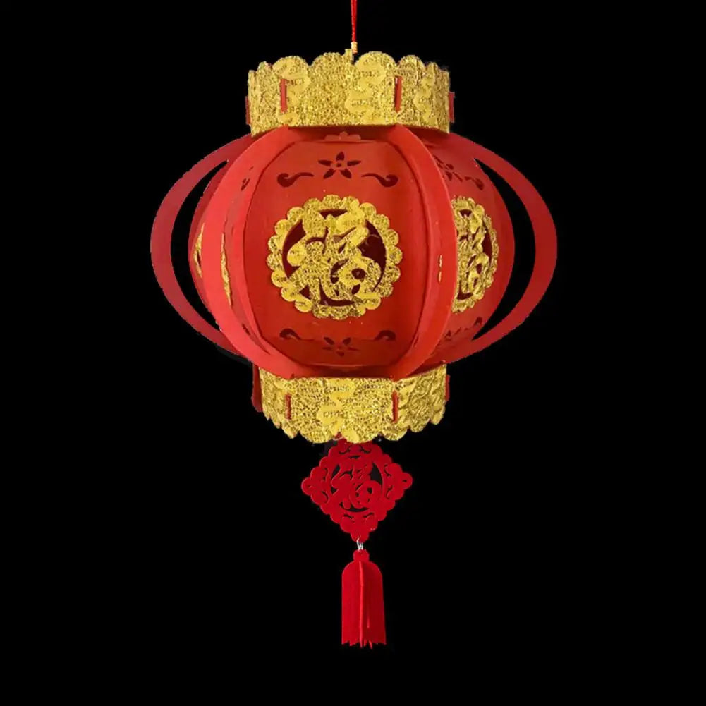 Long-lasting Lantern 2024 Festive Chinese Lanterns Atmosphere-enhancing Indoor/outdoor Decor for Spring Festival New Year's Day