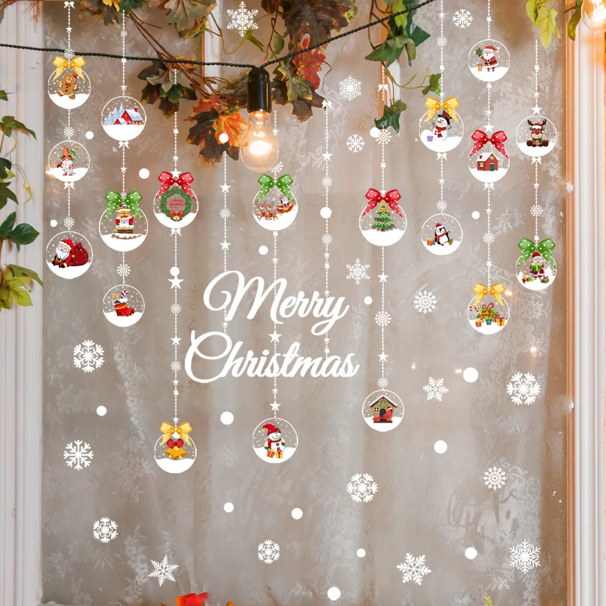 home christmas wall sticker kids room wall decals