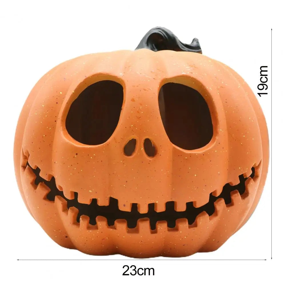 Pumpkin Lantern Plastic Halloween LED Pumpkin Lamp Flashing Ghost Festival Park Indoor Garden Decorat