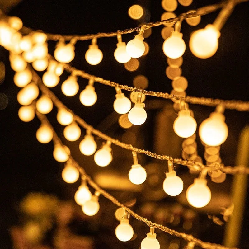 LED String Lights EU/US Plug Christmas Wedding Garland Fairy