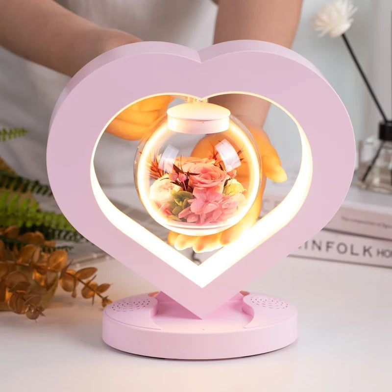 Heart Shaped Floating Table LED Night Light