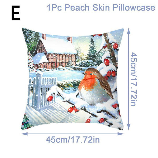 christmas throw pillow covers xmas cushion cover case snowman christma