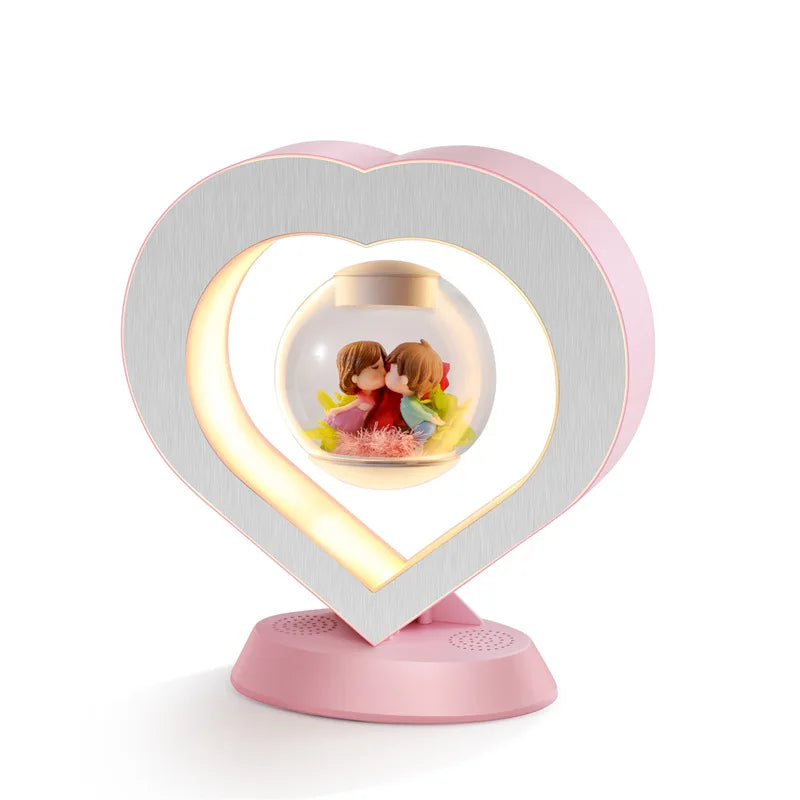 Heart Shaped Floating Table LED Night Light