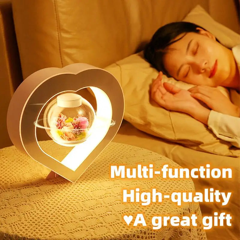 Heart Shaped Floating Table LED Night Light