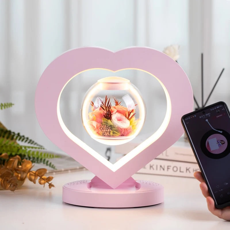 Heart Shaped Floating Table LED Night Light