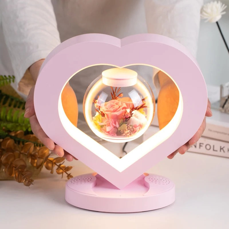 Heart Shaped Floating Table LED Night Light